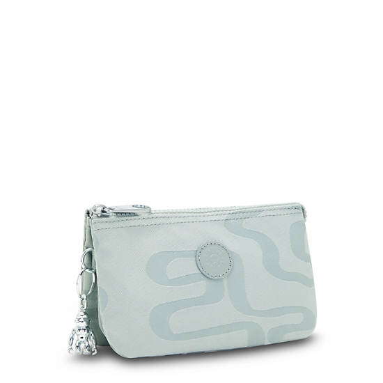 Sacs Kipling Creativity Large Printed Pouch Turquoise | FR 1118BE